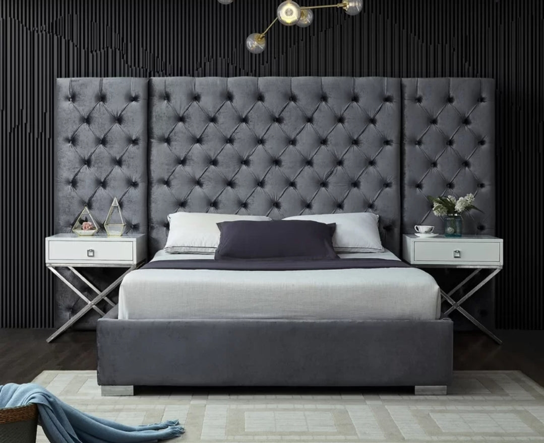 Wayfair grey deals platform bed