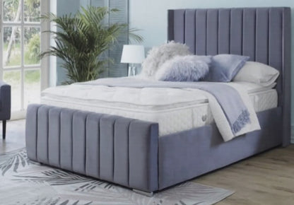 Liner wingback bed