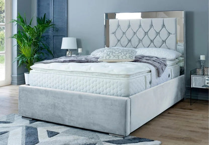 Marfy Mirrored bed