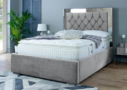 Marfy Mirrored bed